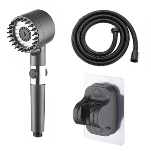 Relaxing 4-in-1 Spa Showerhead for Skin and Mind