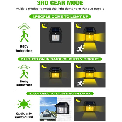 Eco Friendly Outdoor Solar Wall Light