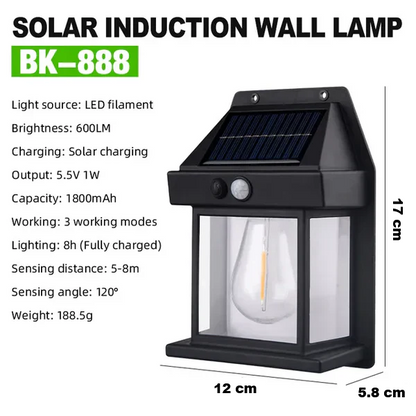 Eco Friendly Outdoor Solar Wall Light
