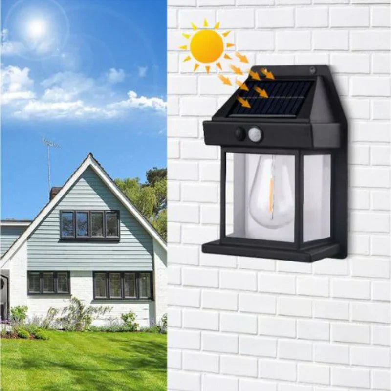Eco Friendly Outdoor Solar Wall Light - Fesara