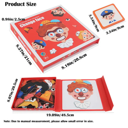 Fun Kids Face Emotion Learning Puzzle Toy
