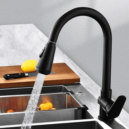 Sleek Pull-Out Kitchen Faucet with Smart Touch Control - Fesara