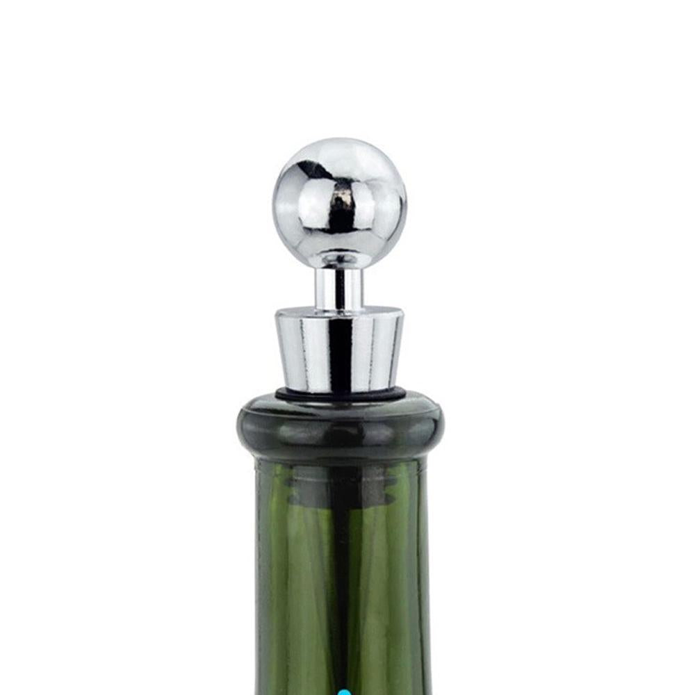 Premium Wine Bottle Stopper Stainless Steel Sealer