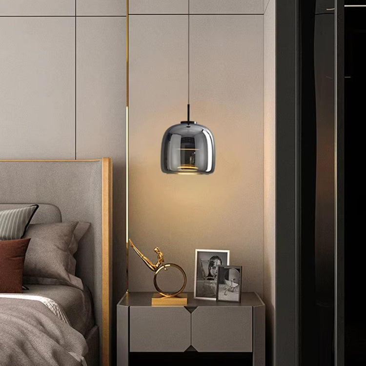 Stylish Black Glass Pendant Lamp