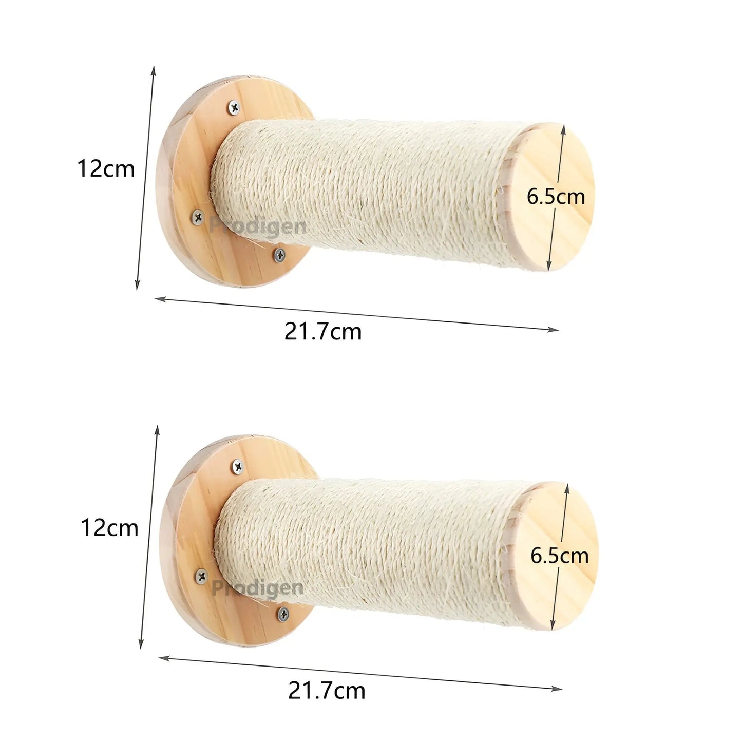 Cat Climbing Wall Shelf with Scratch Post