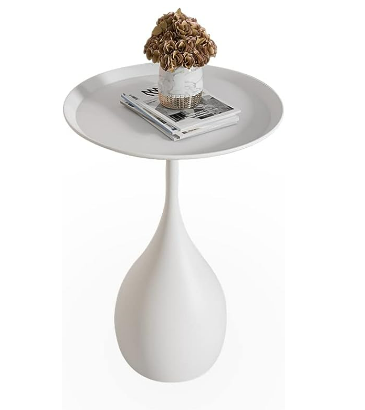 Classic Round Metal End Table