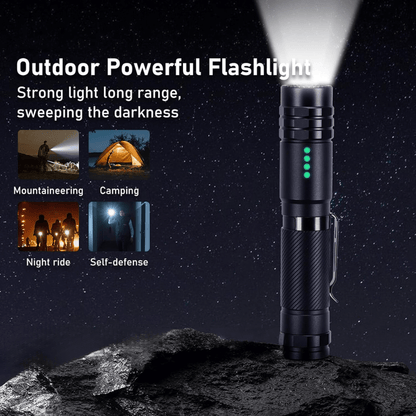 Tactical Pocket Flashlight 2000LM - Pocket Flashlight - Wild Eye Vision
