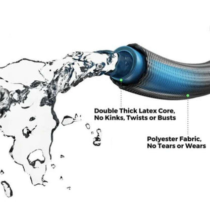 Flexible Water Hose with 8 Spray Settings Durable & Kink Free