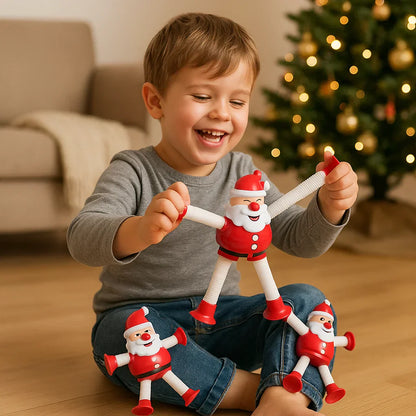 Colorful Christmas Baby Suction Toy Figures