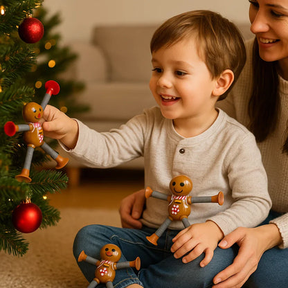 Colorful Christmas Baby Suction Toy Figures - Fesara