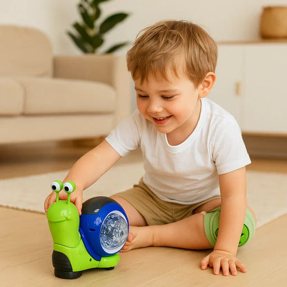 Fun Musical Snail Toy with Lights