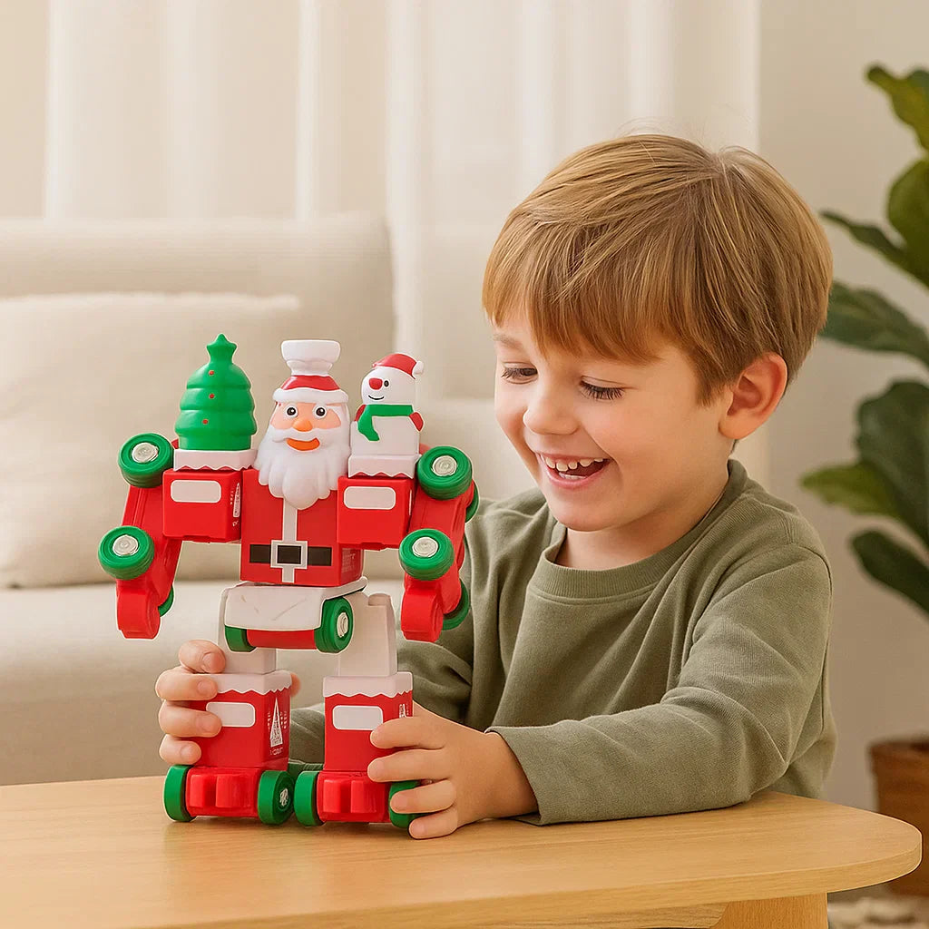 Interactive Christmas Train and Robot Set