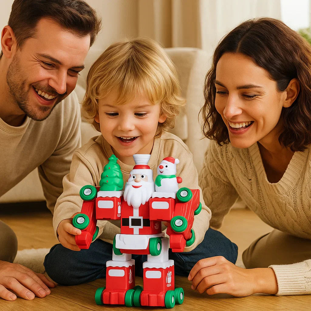 Interactive Christmas Train and Robot Set - Fesara