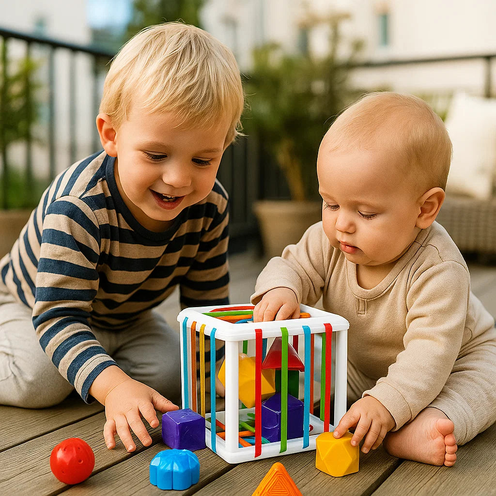 Educational Wooden Shape Sorter Toy
