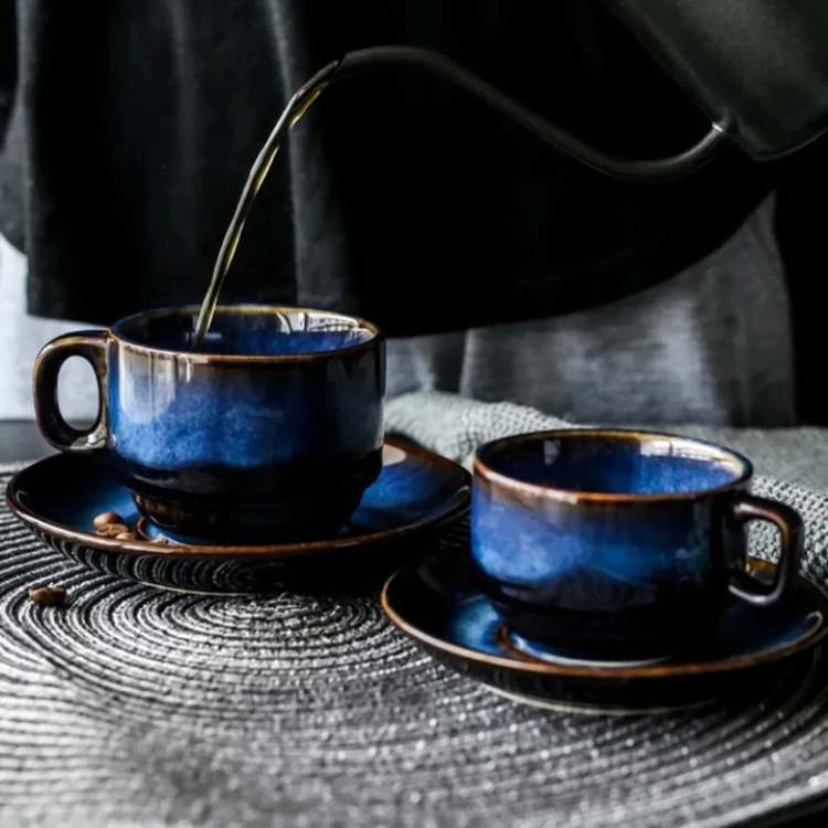 Handmade Ceramic Coffee Mug Set - Fesara