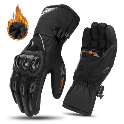 Warm Insulated Motorcycle Gloves for Winter Riding - Fesara