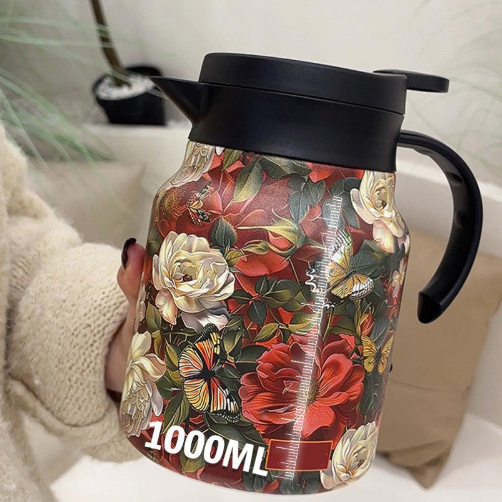 Insulated Stainless Steel 1L Tea Infuser Pot