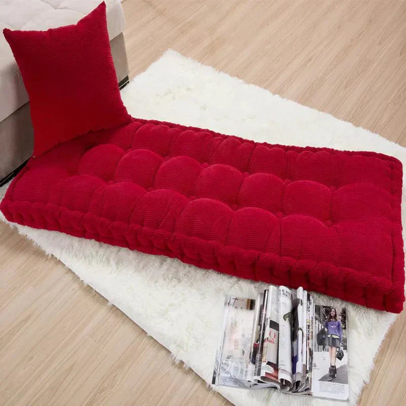 Plush Rectangular Bench Cushion Extra Comfortable Padding