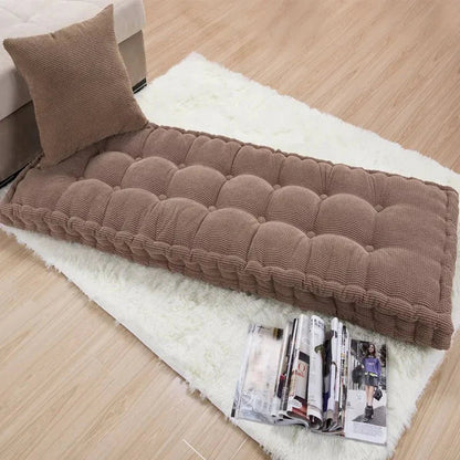 Plush Rectangular Bench Cushion Extra Comfortable Padding