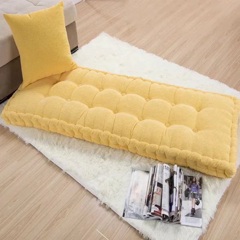 Plush Rectangular Bench Cushion Extra Comfortable Padding