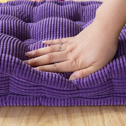 Plush Rectangular Bench Cushion Extra Comfortable Padding
