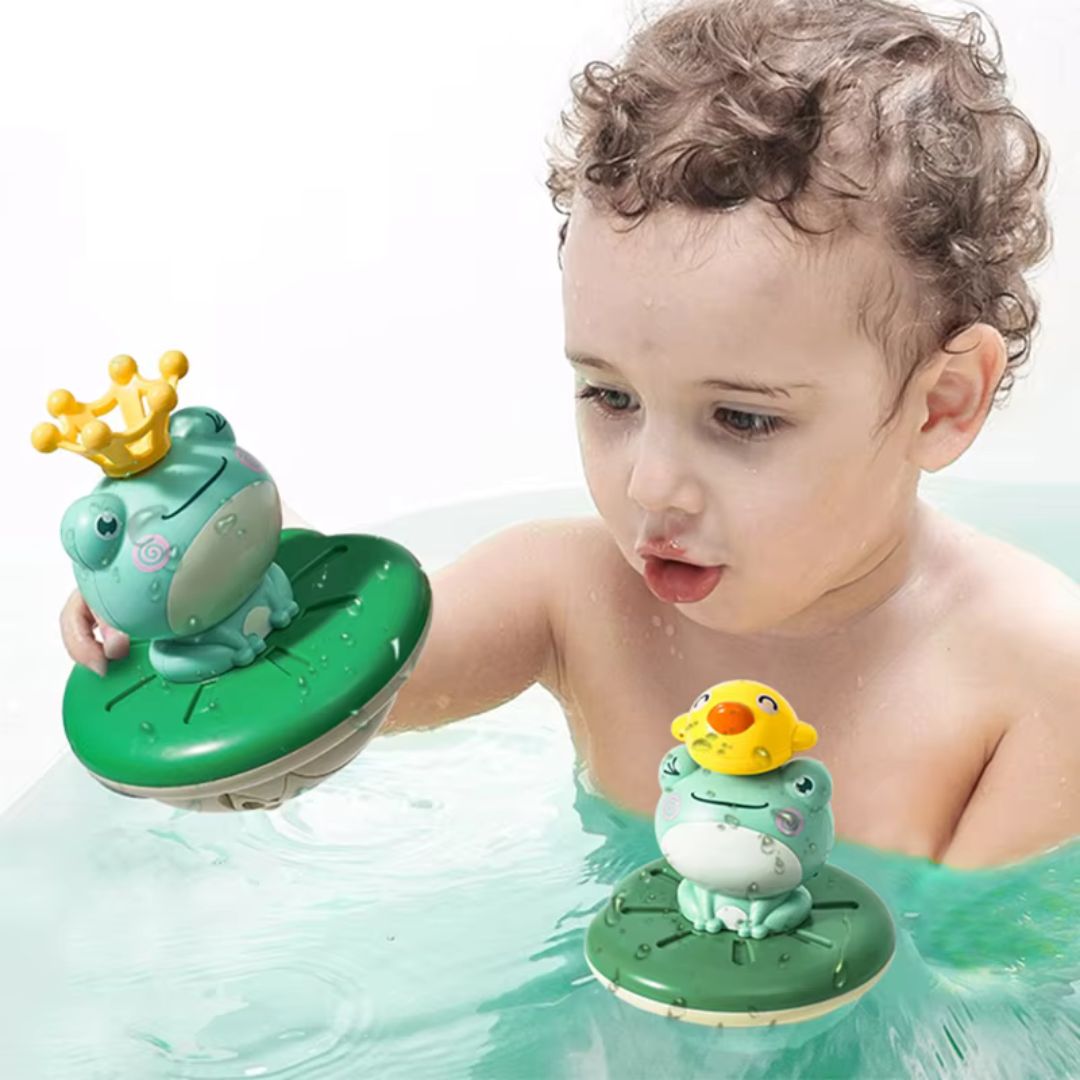 Colorful Frog Water Playset Bath Toy - Fesara