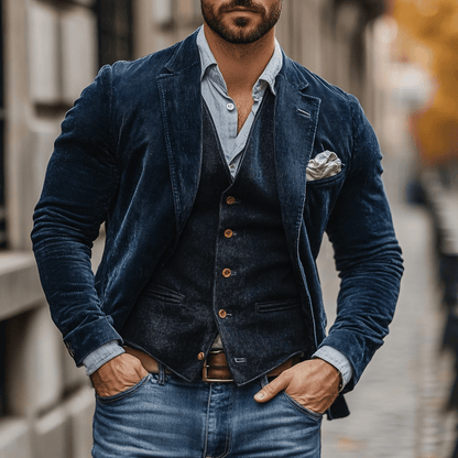 Timeless Classic Blazer and Vest for Any Style