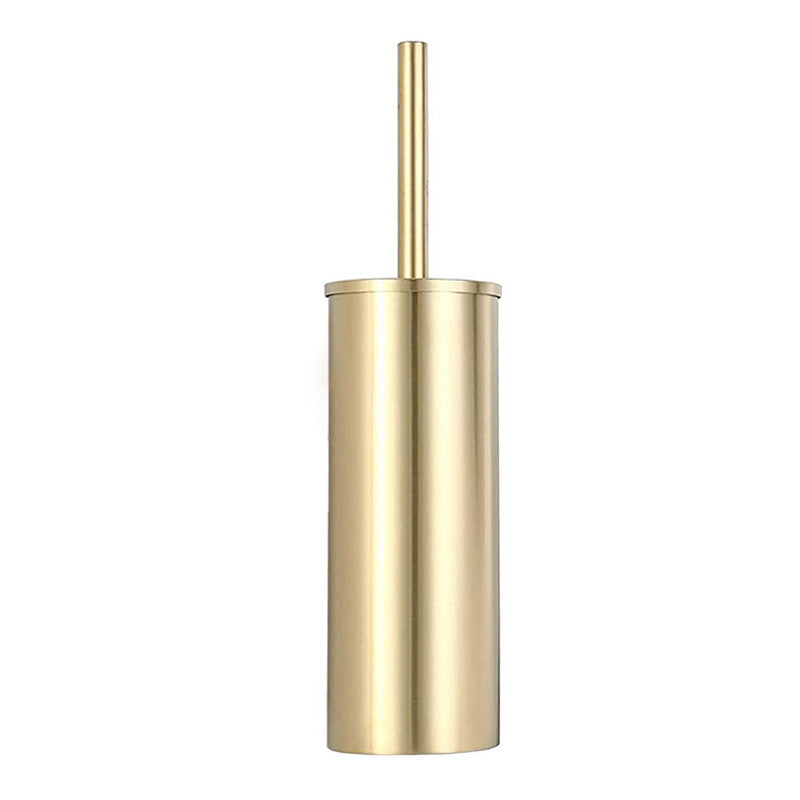 Premium Golden Bathroom Toilet Brush Holder
