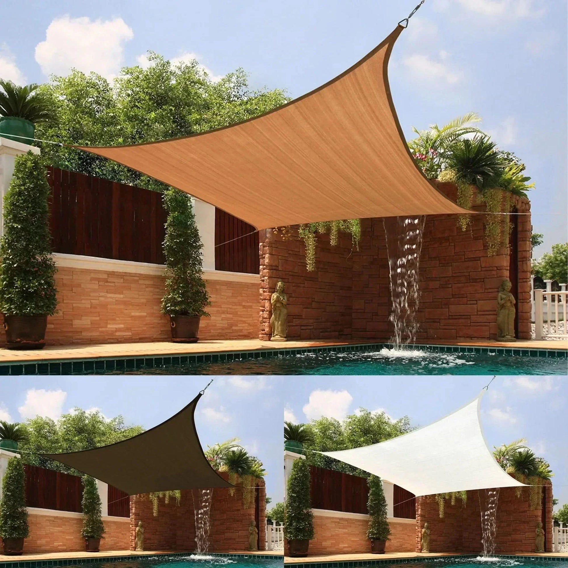 Waterproof Outdoor Sun Shade Canopy - Fesara