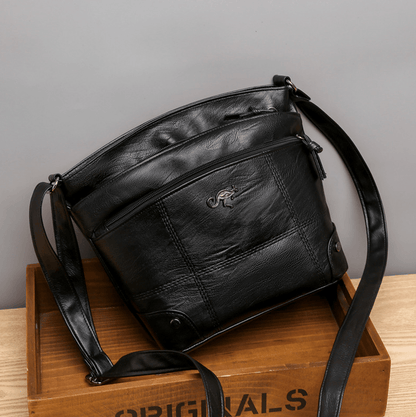 Classic Brown Leather Crossbody Bag