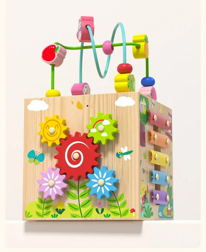 Classic Wooden Play Cube for Kids Learning Toy