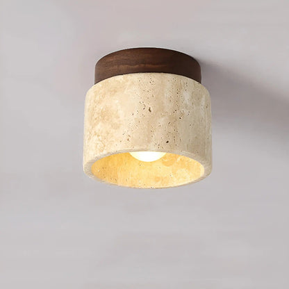 Natural Stone Travertine Pendant Light