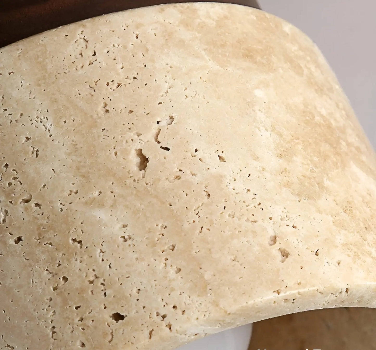 Natural Stone Travertine Pendant Light