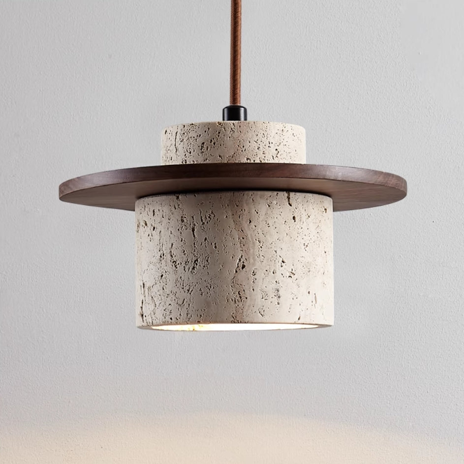 Elegant Stone Pendant Lighting Fixture - Fesara