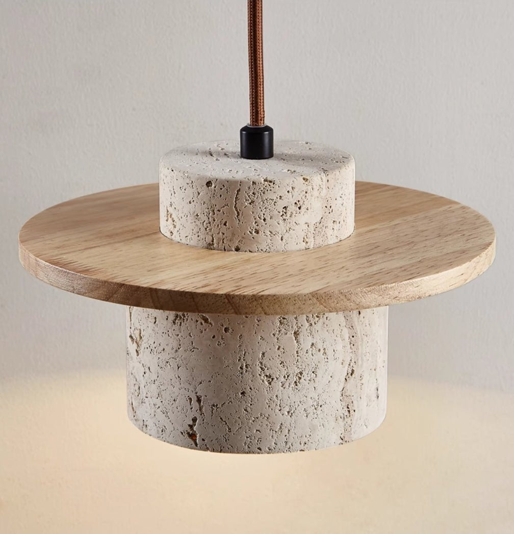 Elegant Stone Pendant Lighting Fixture