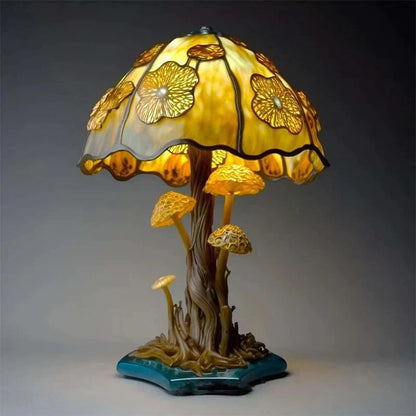 Bright Colored Glass Table Lamp