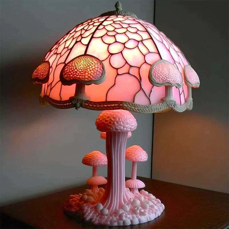Colorful Glass Table Lamp Warm Home Decor