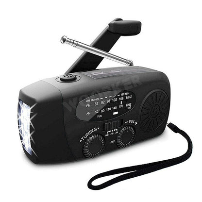 Portable Solar Powered Emergency Radio Charger