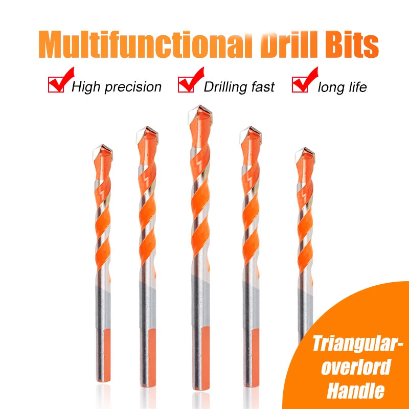 Heavy Duty Triangle Drill Bit Set