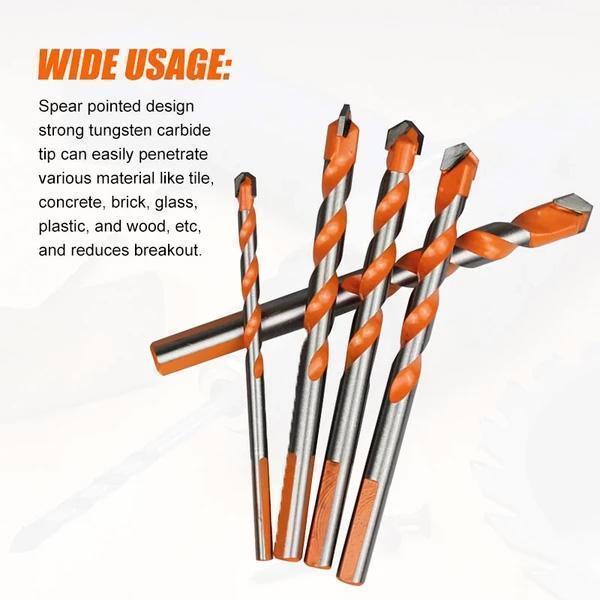 Heavy Duty Triangle Drill Bit Set