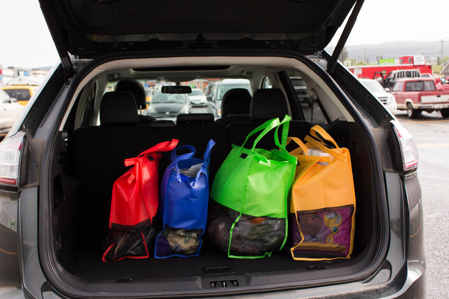 Reusable Grocery Shopping Bag Set of 4
