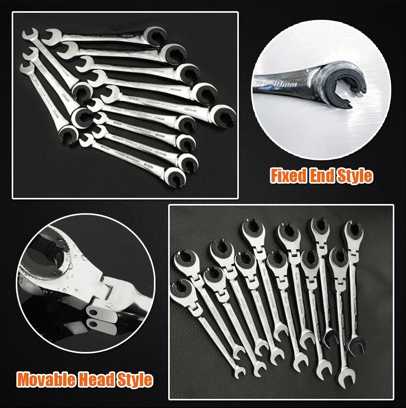 Compact Adjustable Pipe Wrench for Tight Spaces