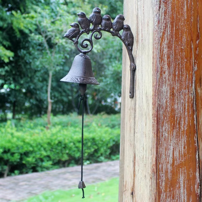 Rustic Metal Door Bell – Traditional Entryway Doorbell
