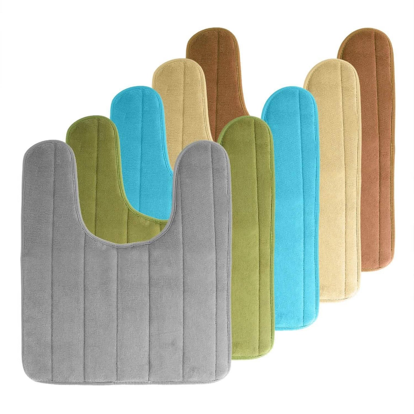 Anti-Slip U-Shaped Bathroom Floor Mat