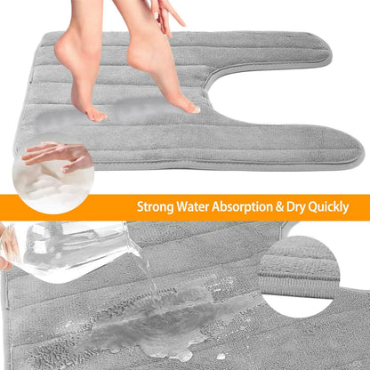Anti-Slip U-Shaped Bathroom Floor Mat