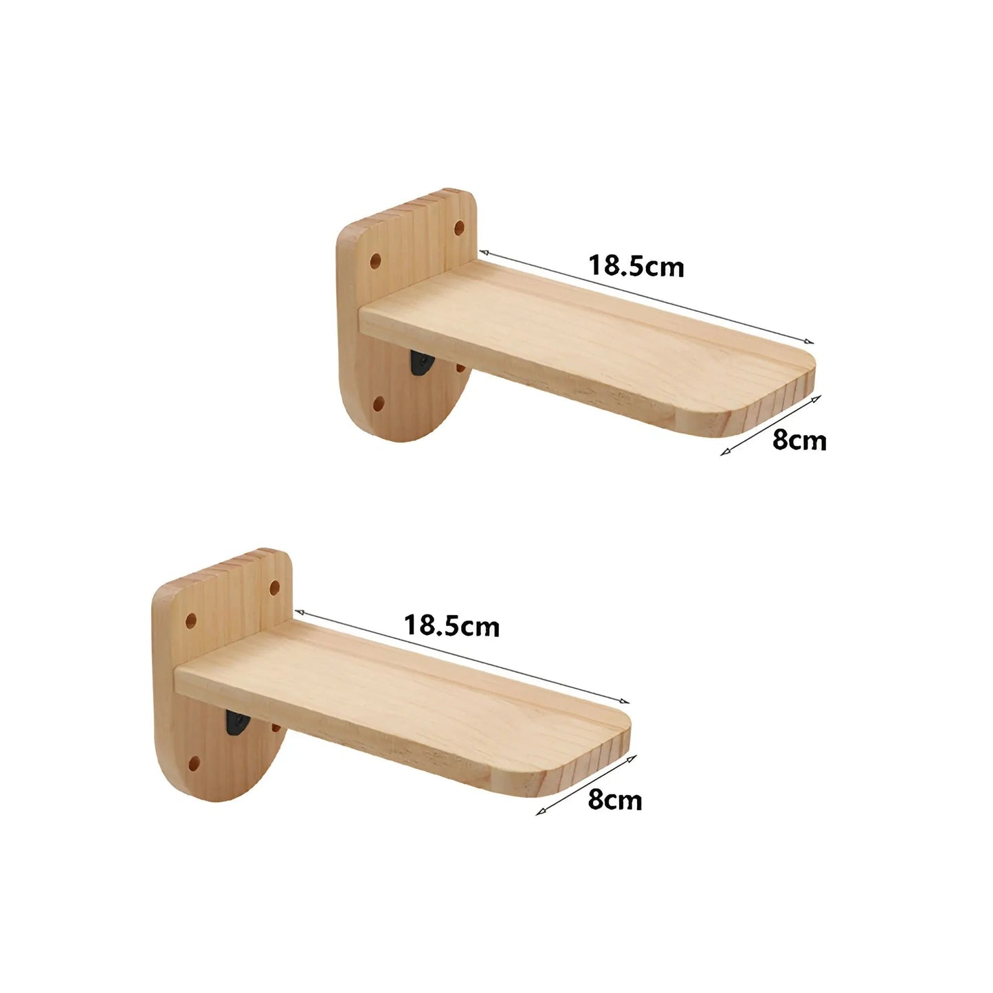 Cat Climbing Wall Shelf with Scratch Post