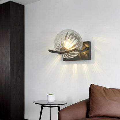 Contemporary LED Glass Light Fixture