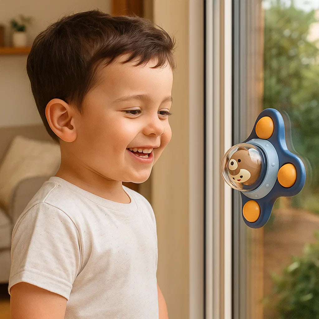 Colorful Kids Educational Spin Toy