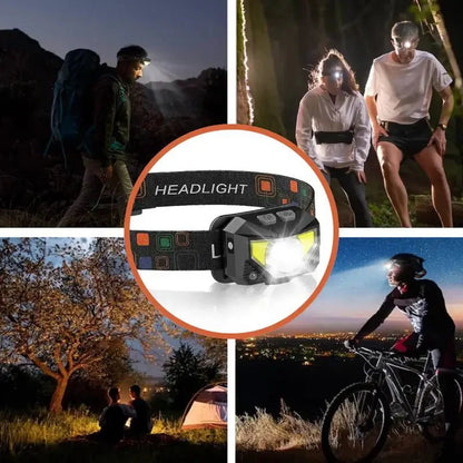 Bright LED Rechargeable Headlight 2 Pack