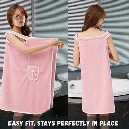 Ultra - Soft Coral Fleece Bathrobe - Bathrobe - Wild Eye Vision